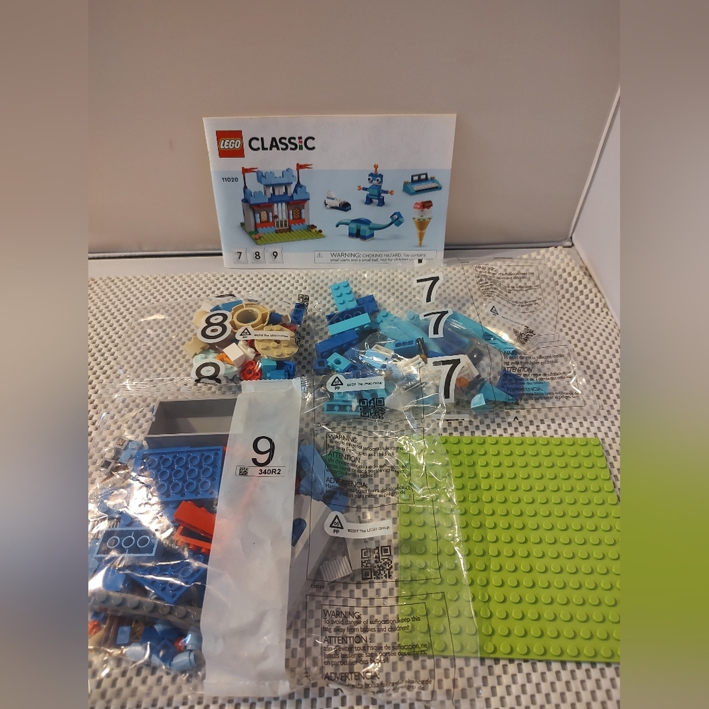 Lego 11020 Bags 7, 8, 9 with Booklet Instructions New, Unopened Castle